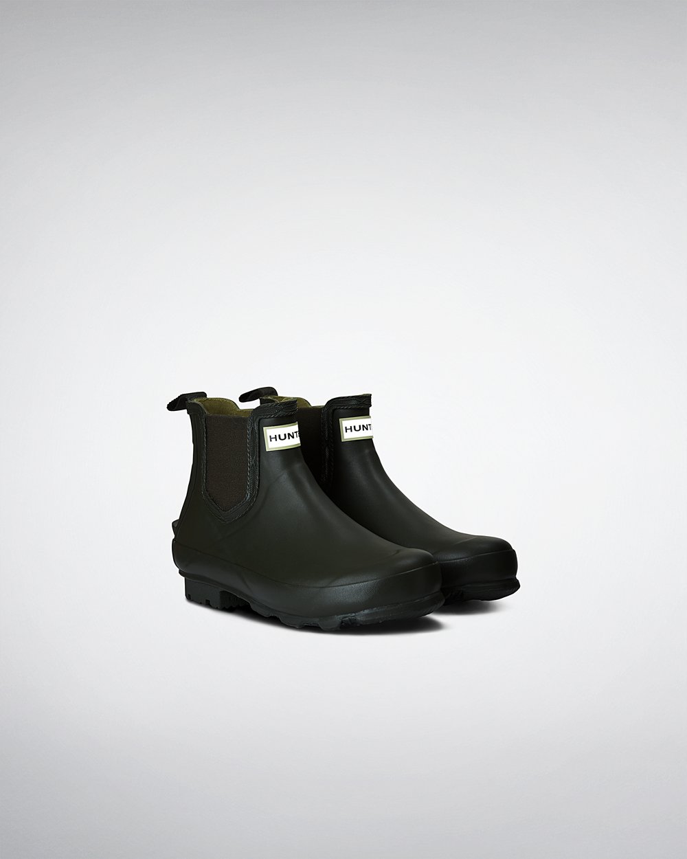 Botas Chelsea Hunter Mujer - Norris - Verde Oscuro Oliva - EJCZWSV-29